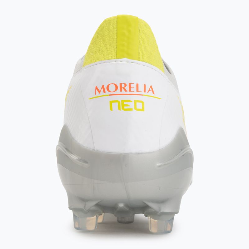 Kopačky Mizuno Morelia Neo V β Pro AG white/lava orange/evening primrose 6