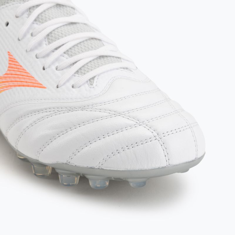 Kopačky Mizuno Morelia Neo V β Pro AG white/lava orange/evening primrose 7