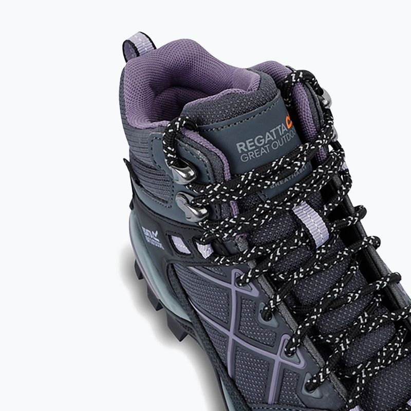 Pánské trekingové boty REGATTA Samaris III seal grey/purple 4