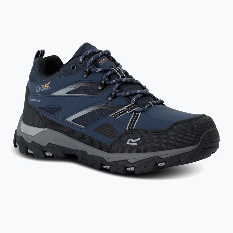 Pánské trekové boty REGATTA Holcombe III Low navy/dark stee 8