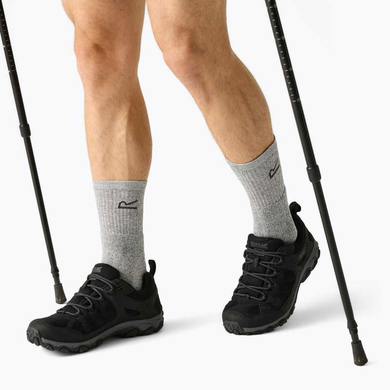 Pánské trekové boty REGATTA Edgepoint IV Low black/granite 10
