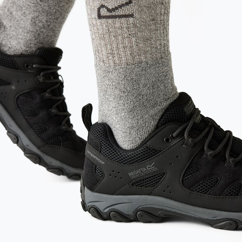Pánské trekové boty REGATTA Edgepoint IV Low black/granite 13