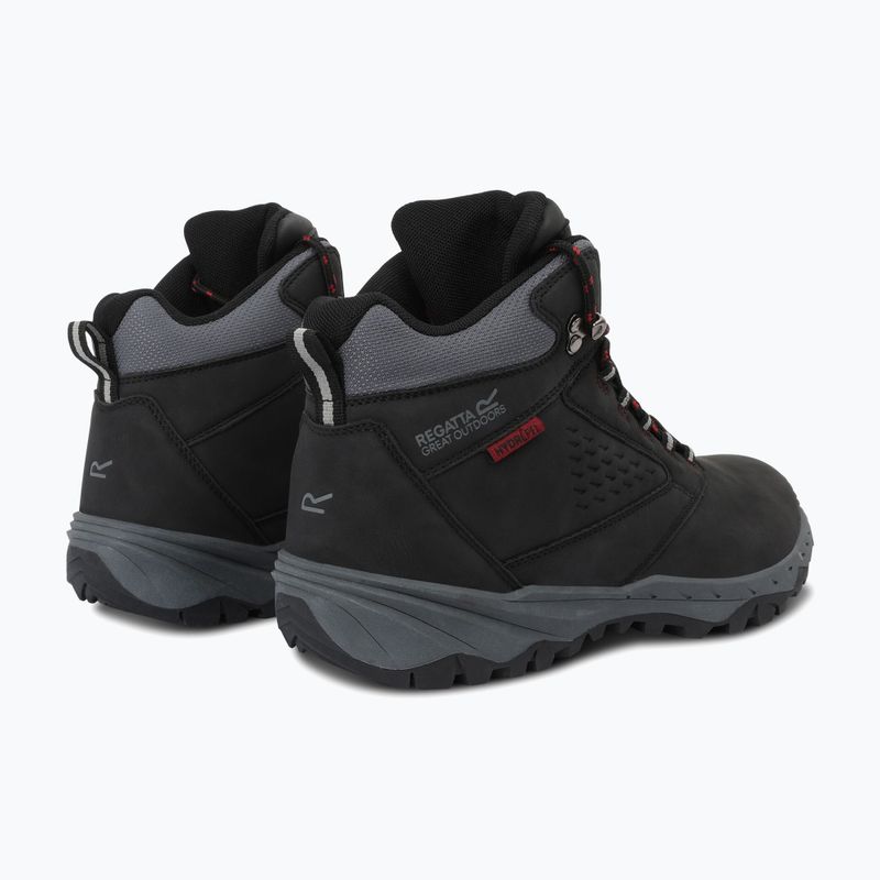 Pánské turistické boty REGATTA Amble black/rio red 11
