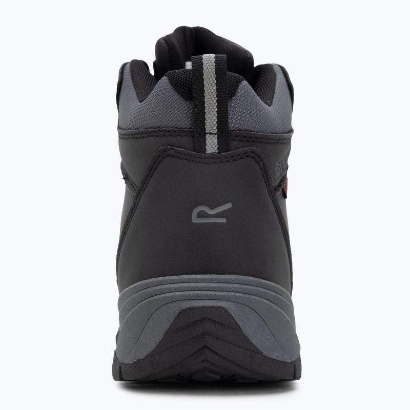 Pánské turistické boty REGATTA Amble black/rio red 6