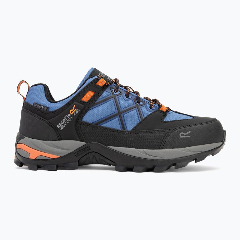 Pánské trekové boty REGATTA Samaris III Low olympian blue/black/tango 2