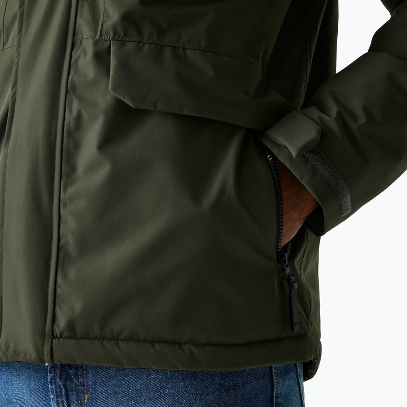 Pánská nepromokavá bunda REGATTA Sterlings dark khaki/black 7