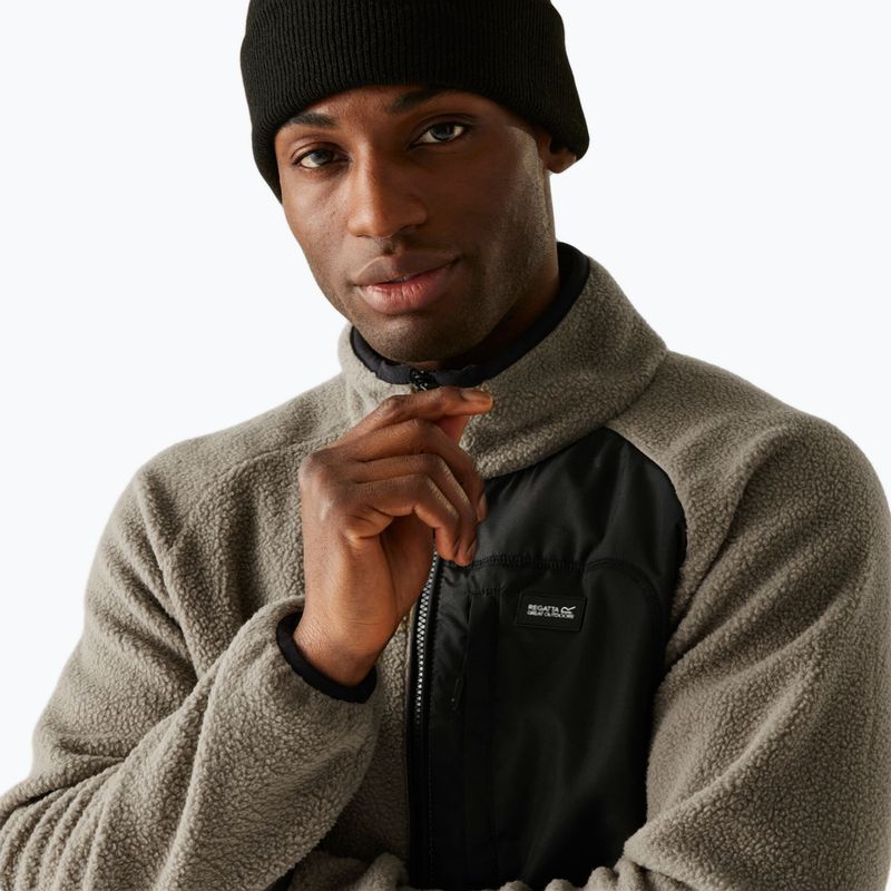 Pánská fleecová mikina REGATTA Frankie Borg golden sand 4