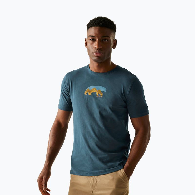 Pánské tričko REGATTA ClineIX moonlight denim bear