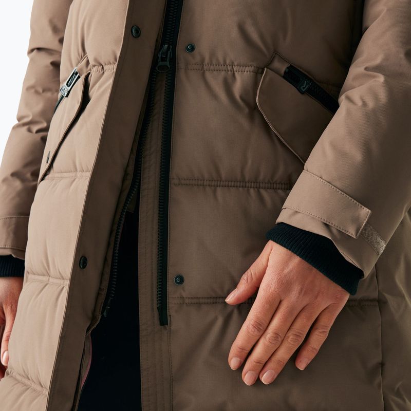 Dámský zateplený kabát REGATTA Eryn mocha/black 7