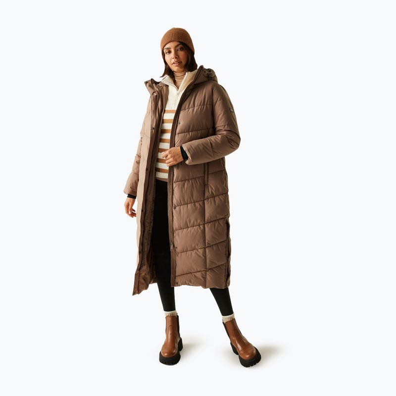Dámský zateplený kabát REGATTA Eloria mocha 2
