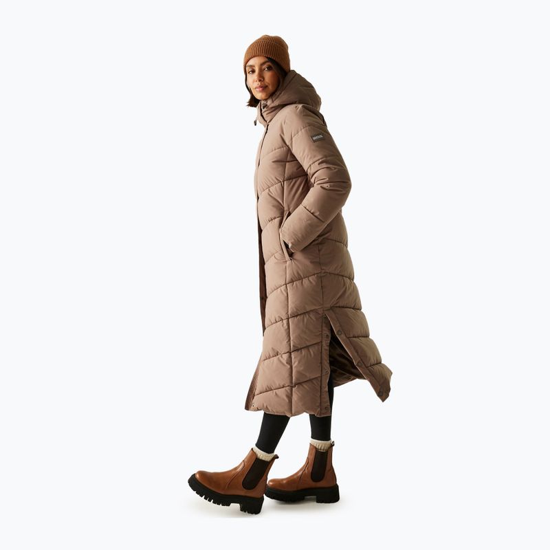 Dámský zateplený kabát REGATTA Eloria mocha 4