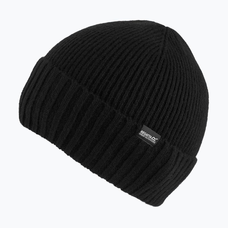 Dámská zimní čepice REGATTA Ribbed Basic black 2