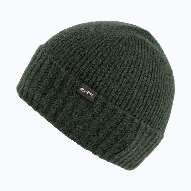 Dámská zimní čepice REGATTA Ribbed Basic dark khaki 2