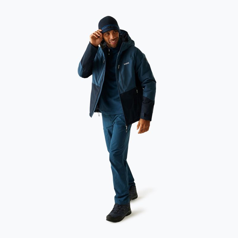 Pánská nepromokavá bunda REGATTA Highton Stretch Padded moonlight denim/navy 2