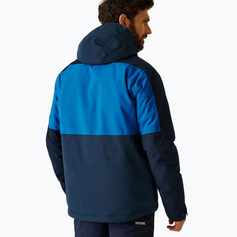 Pánská nepromokavá bunda REGATTA Maland Insulated snorkel blue/moonlight denim 3