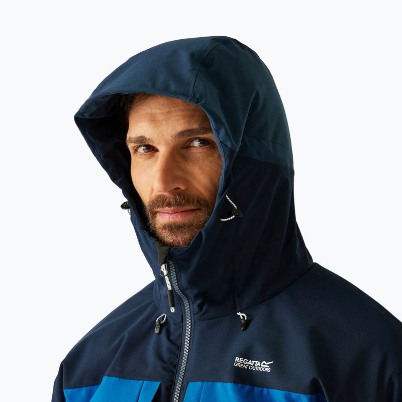Pánská nepromokavá bunda REGATTA Maland Insulated snorkel blue/moonlight denim 4