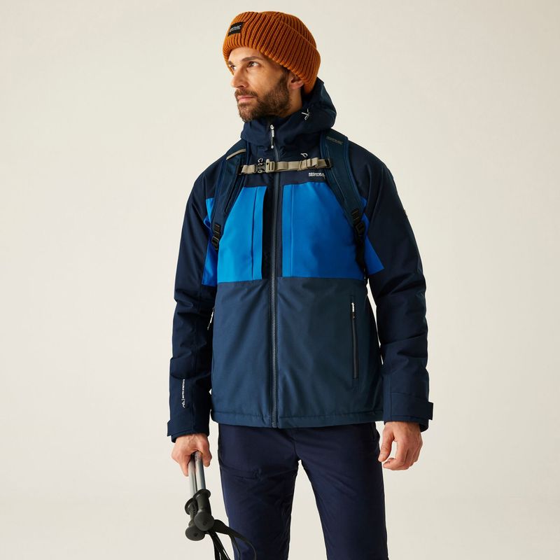 Pánská nepromokavá bunda REGATTA Maland Insulated snorkel blue/moonlight denim 11