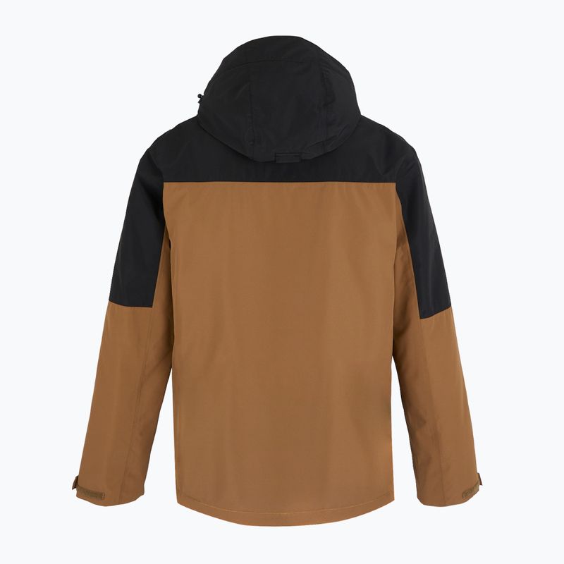 Pánská nepromokavá bunda REGATTA Thornridge nut brown/black 10