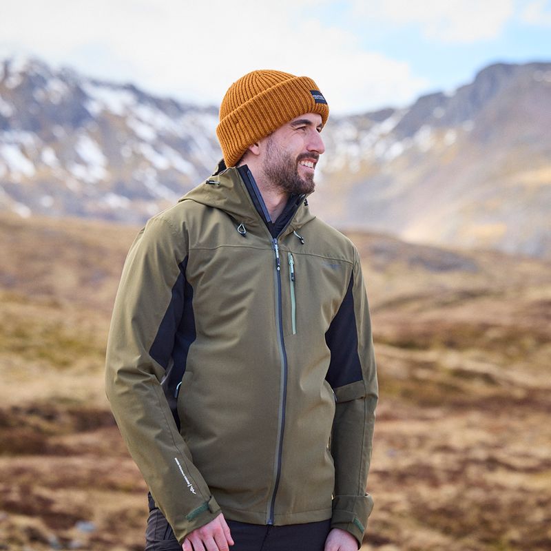 Pánská softshellová bunda REGATTA Birchdale II olive night/black 15