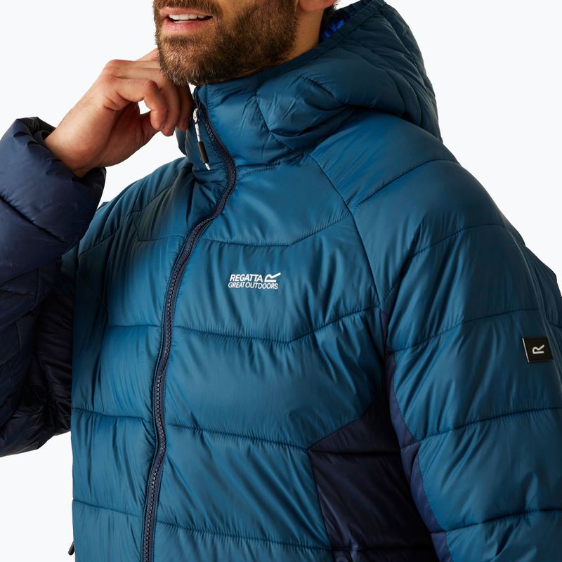 Pánská zateplená bunda REGATTA Hooded Dalent moonlight denim/navy 5