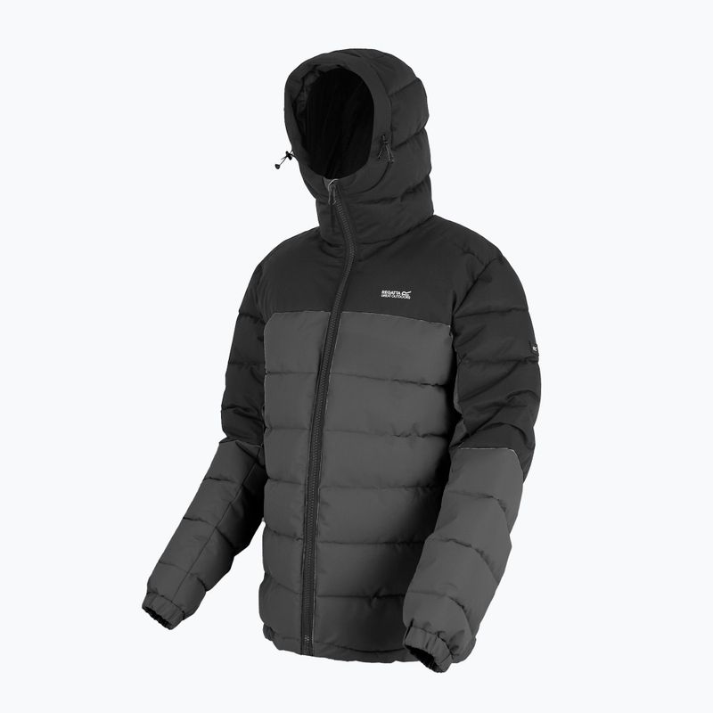 Pánská zateplená bunda REGATTA Aldthron ash/black 10