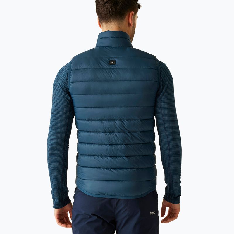 Pánská vesta REGATTA Marizion Black/White moonlight denim 3