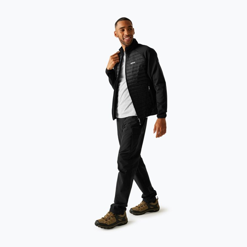 Pánská hybridní bunda Regatta Clumber Hybrid black 2