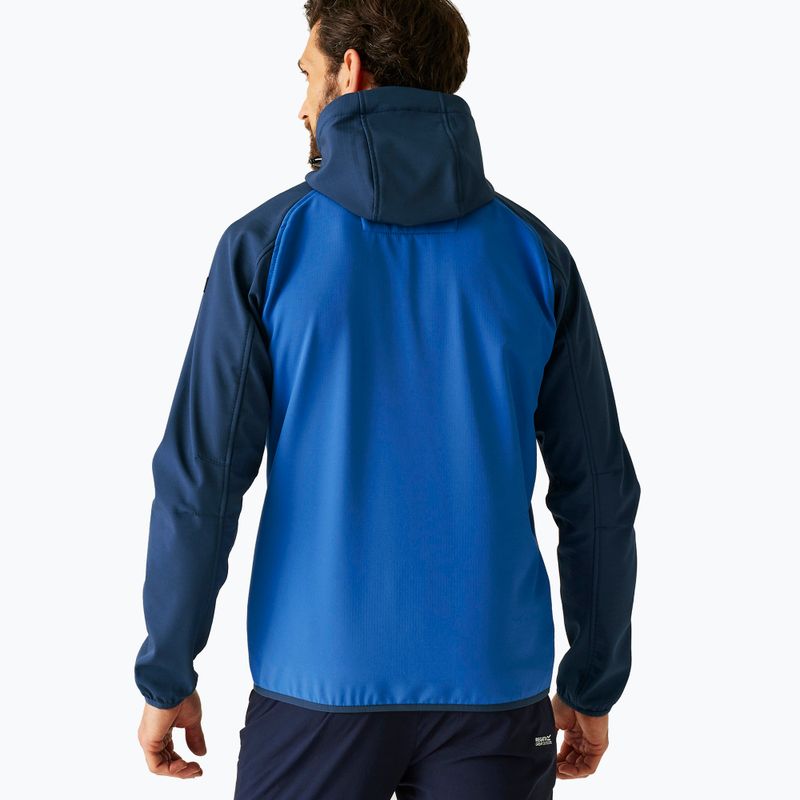 Pánská softshellová bunda REGATTA Arec III snorkel blue/moonlight denim 3