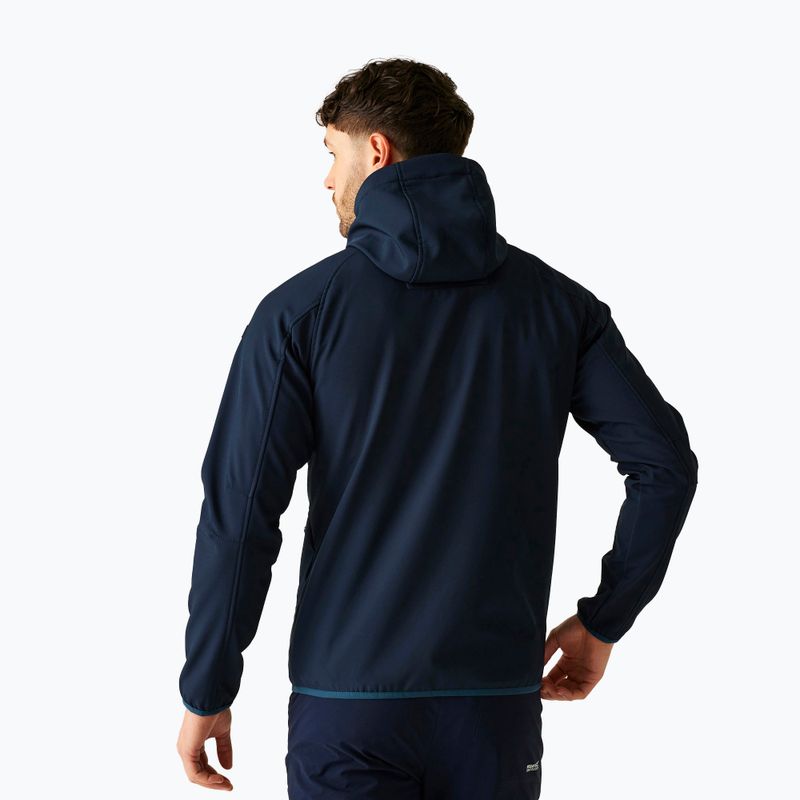 Pánská softshellová bunda REGATTA Arec III navy/moonlight denim 3