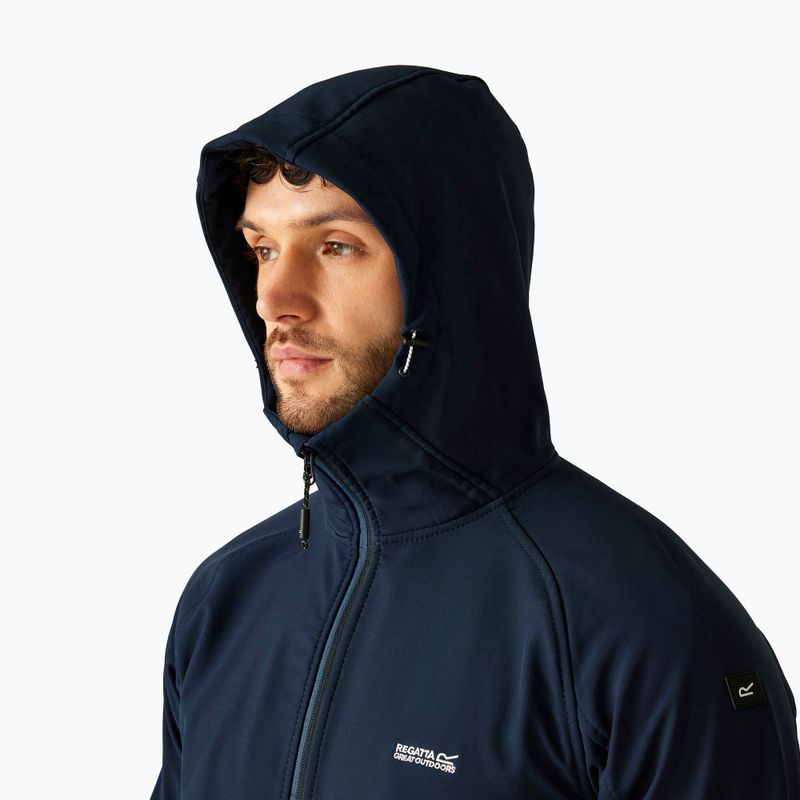 Pánská softshellová bunda REGATTA Arec III navy/moonlight denim 5