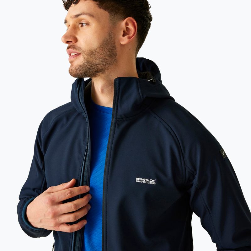 Pánská softshellová bunda REGATTA Arec III navy/moonlight denim 6