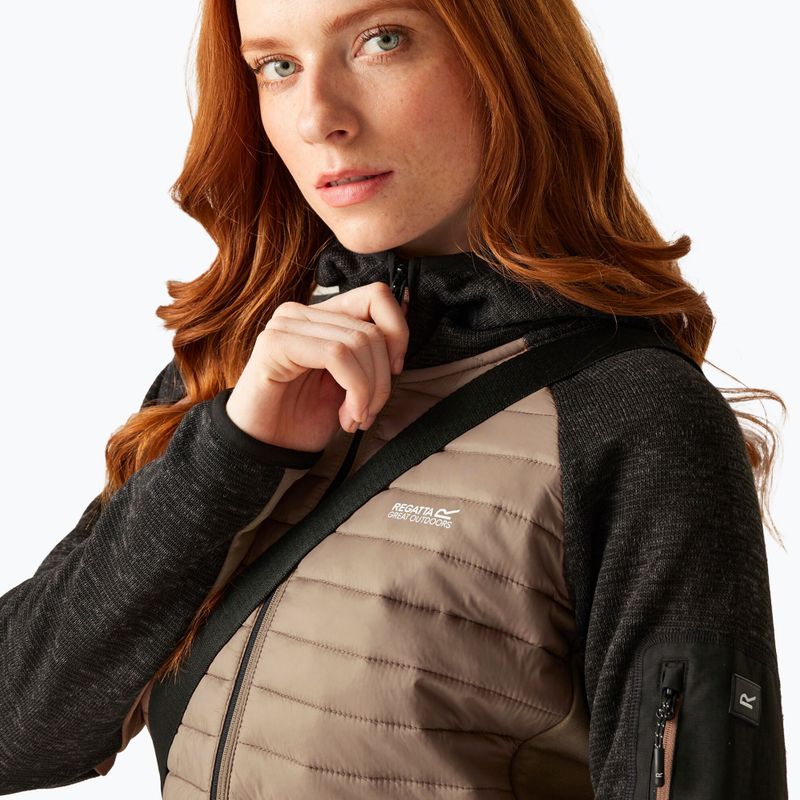Dámská hybridní bunda Regatta Newhill Hybrid mocha/black 4