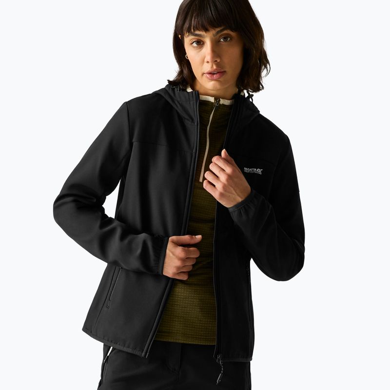 Dámská softshellová bunda REGATTA Ossek black 4