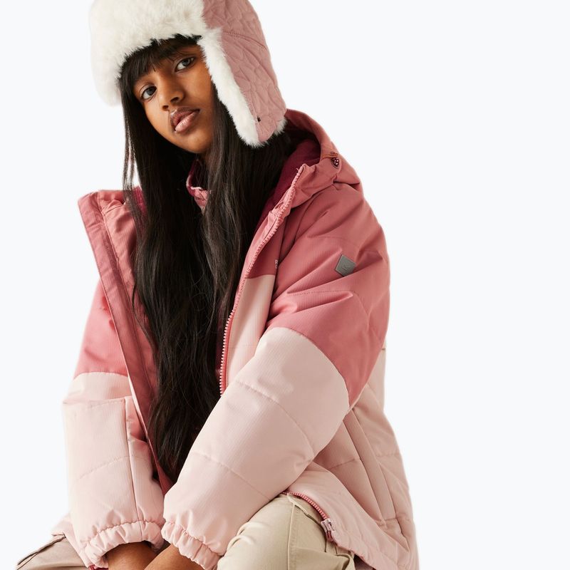 Dětská zateplená bunda REGATTA Lofthouse dusty rose/lotus pink 7