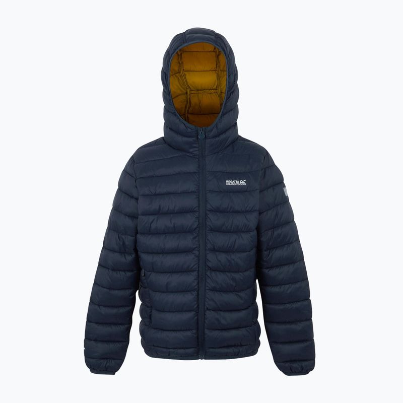 Dětská bunda REGATTA Hooded Marizion navy/gold flake