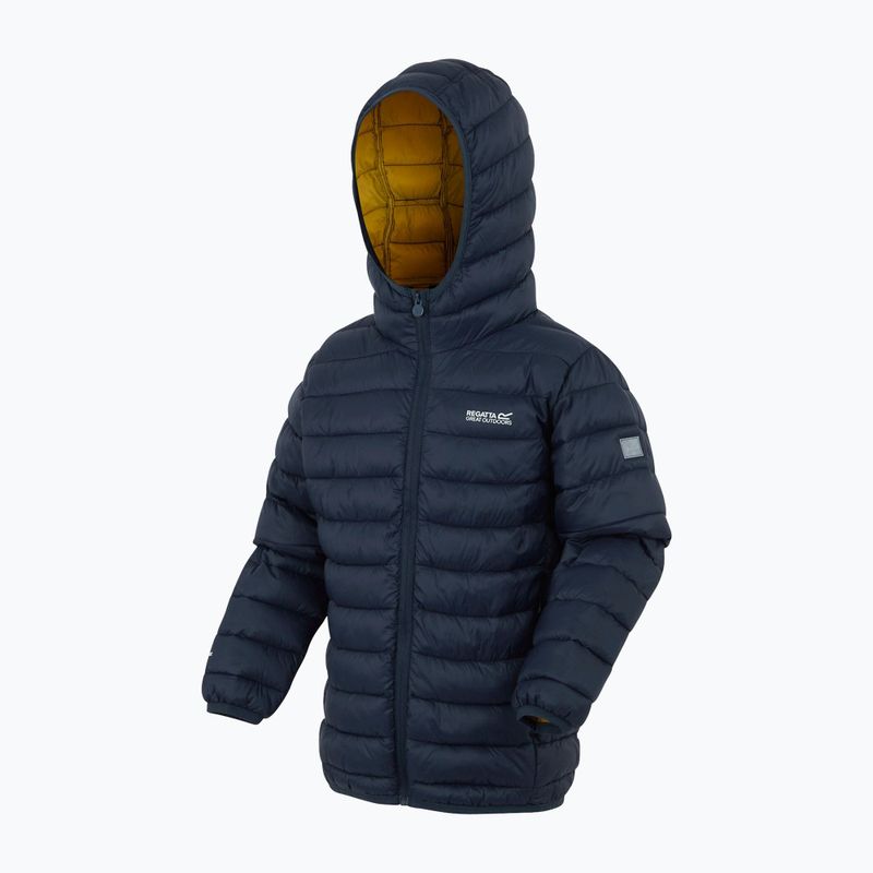 Dětská bunda REGATTA Hooded Marizion navy/gold flake 3