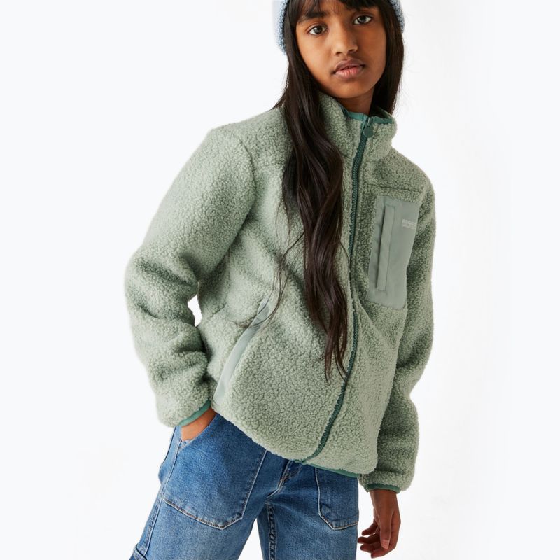 Dětská mikina REGATTA Frankie Warm green haze 4