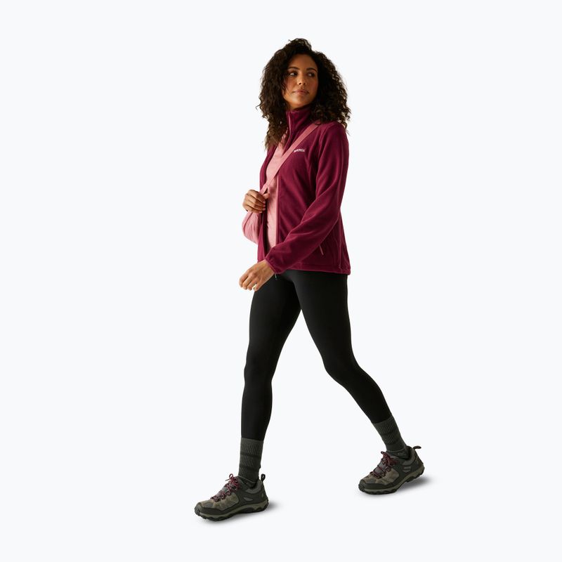 Dámská fleecová mikina REGATTA Floreo IV dark pimento 2