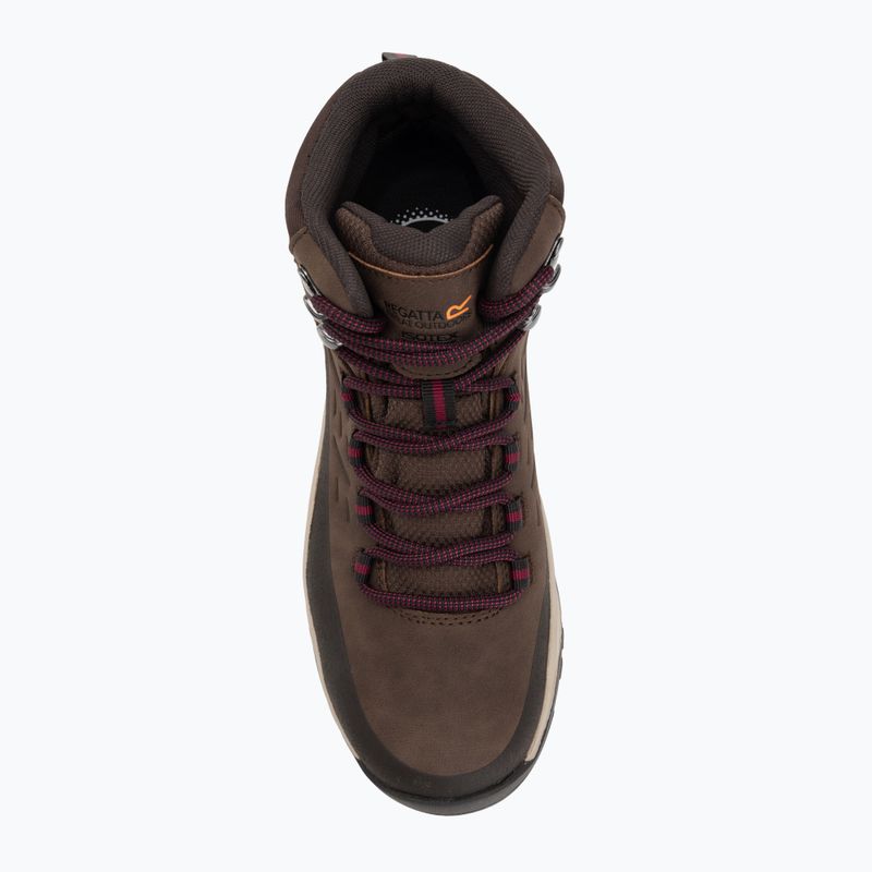 Dámské trekové boty REGATTA Blake chestnut/dark pimento 5
