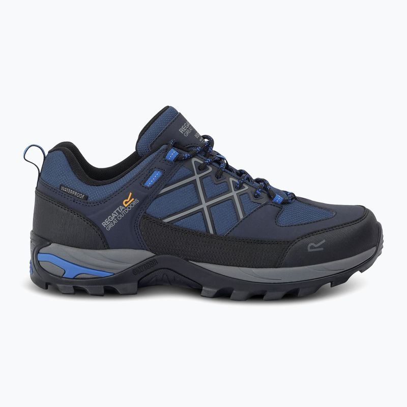 Pánské trekingové boty REGATTA Samaris III Low navy/snorkel blue 2