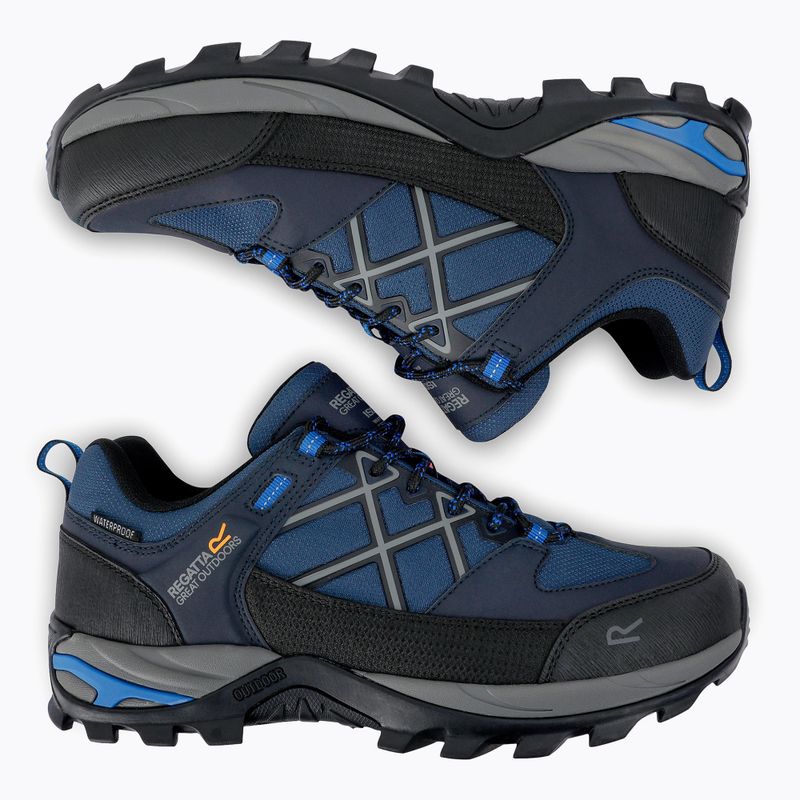 Pánské trekingové boty REGATTA Samaris III Low navy/snorkel blue 5