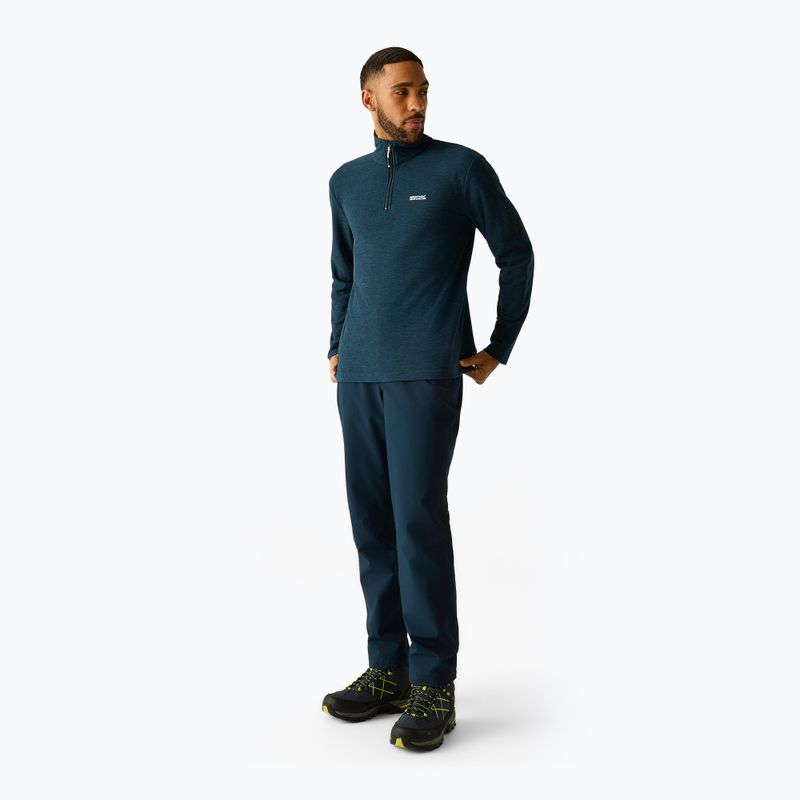 Pánská fleecová mikina Regatta Thompson Marl moonlight denim 2