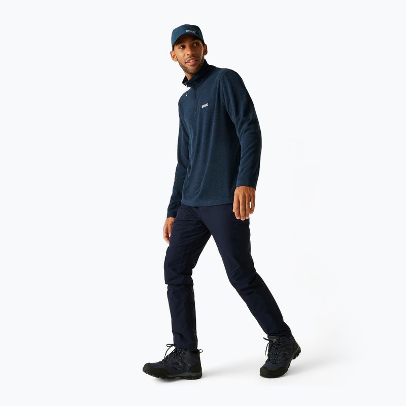 Pánská fleecová mikina Regatta Thompson Marl moonlight denim 3