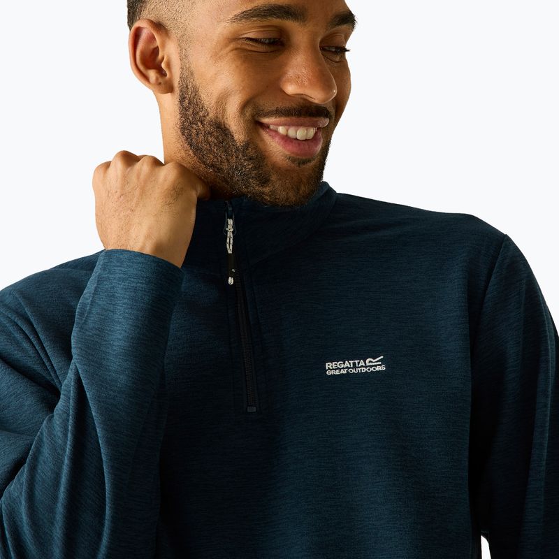Pánská fleecová mikina Regatta Thompson Marl moonlight denim 9