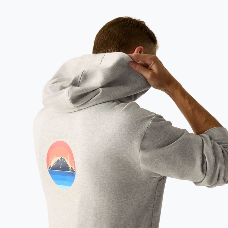 Pánská mikina REGATTA Cline Hoody grey marl 4