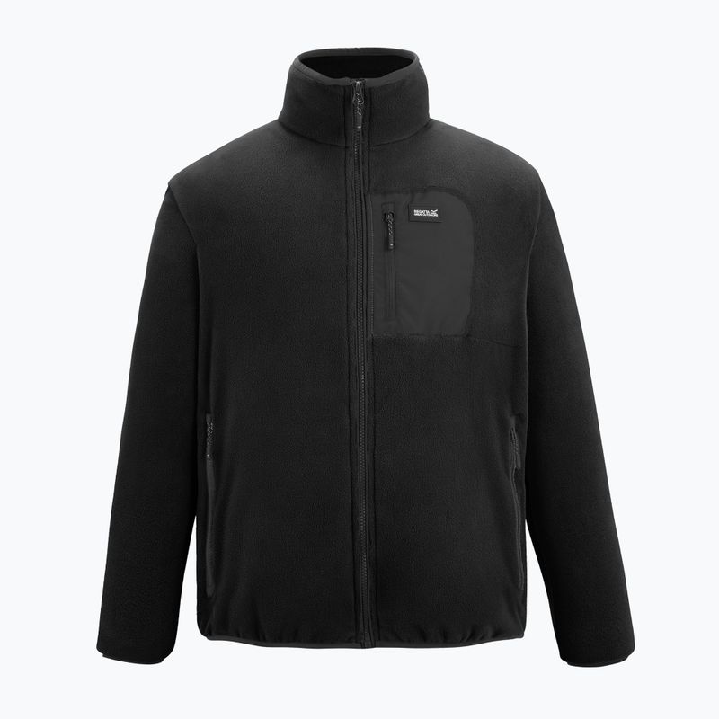 Pánská fleecová mikina REGATTA  Frankie Full Zip Fleece black/black 6