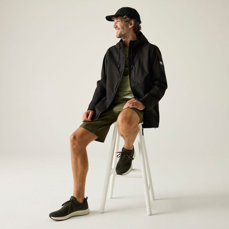 Pánská nepromokavá bunda REGATTA Waterproof Shell Frankie black 12