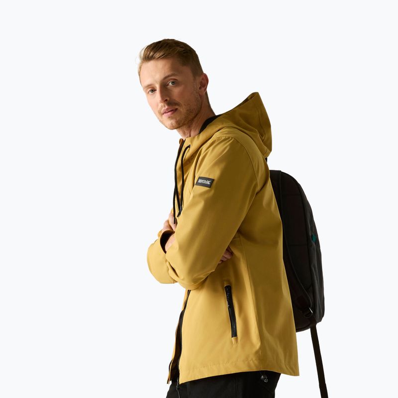 Pánská nepromokavá bunda REGATTA Waterproof Shell Frankie wood brown 4