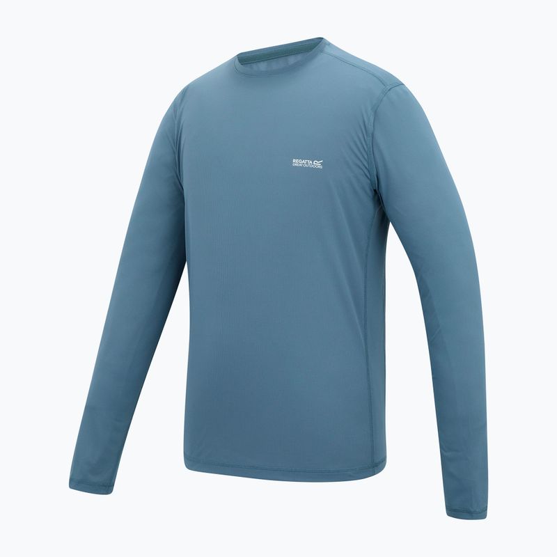 Pánské trekové tričko Longsleeve REGATTA Mindoi Anti Insect china blue 7