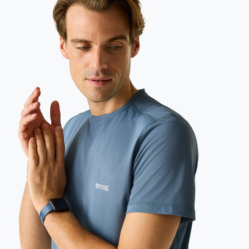 Pánské tričko REGATTA Mindoi Anti Insect china blue 4